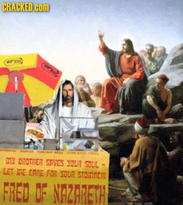 CRACKED.COM CCS 65 I3 DROTHEF SAVES YOUR SOUL LET E CRRE FOR SDUR STOITICH FRED DF NA2ARETH