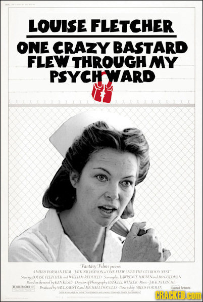 LOUISE FLETCHER ONE CRAZY BASTARD FLEW THROUGH MY PSYCHWARD Fhms 4 IMTOIS HOARMANFILM N JANAIKNINNIANILIWINIRTE CTINXISNST HER TE NEST FUETETIFRe IREN