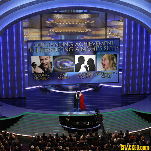 OUTSTANDING ACHIEVEMENT IN NITERPUPTING A SLEEP li NIGHT'S WRONG CAR EIGHTNG SCPEAMIIG NUMBER ALARM COUPLE CHILD CRACKED.COM