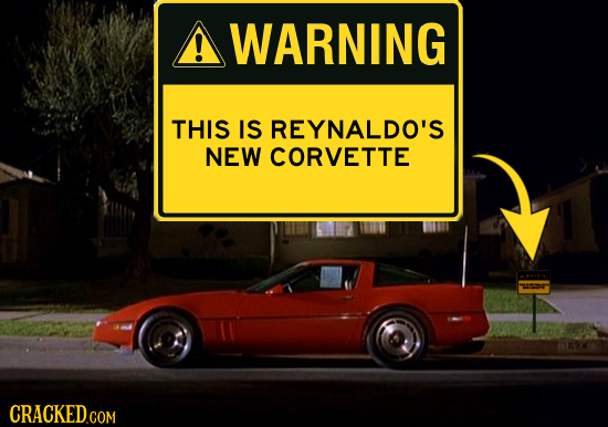 ! WARNING THIS IS REYNALDO'S NEW CORVETTE CRACKED.COM 