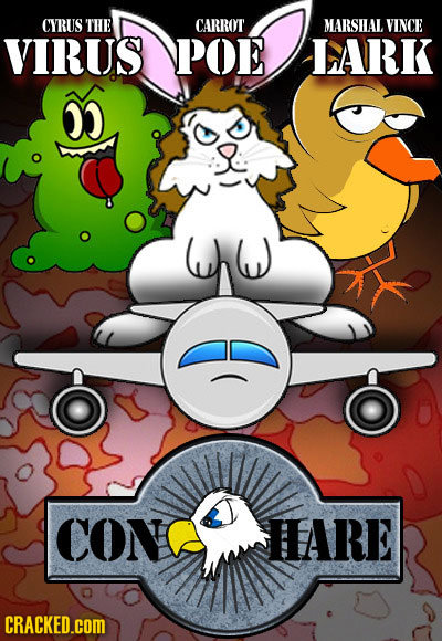 CYRUS THE CARROT MARSHLAL VINCE VIRUS POE LARK (IH(W) CON HARE CRACKED.cOM