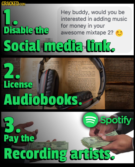 CRACKED.C COM 1. Hey buddy, would you be interested in adding music Disable the for money in your awesome mixtape 2? Social media link. 2. License Aud
