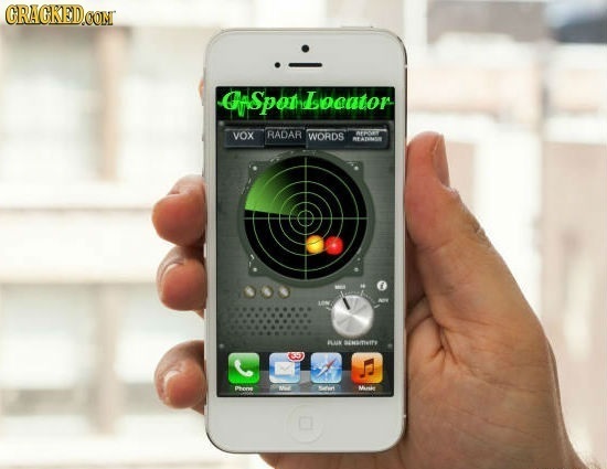 CRAGKED Spothisoeator VOX RADAR WORDS A MEEMD WENTOITY Phore Man