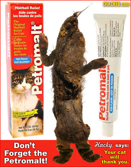 CRACKED.H Hairball Relief Aide contre les boules de poils The Original Hairball Relief OCOS bFE for Cats AN Ccur pb ayore Ded L aide originale contre