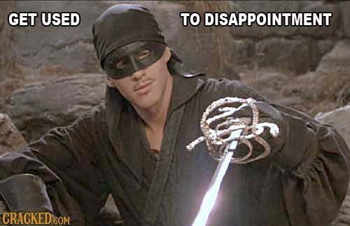 GET USED TO DISAPPOINTMENT CRACKED'COM