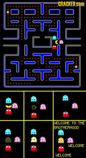 CRACKED.COM HU' M: U:C FB WELCOME TO THE BROTHERHOOD B WELCOME 1 WELCOME