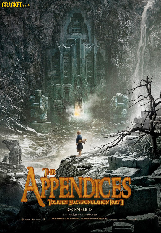 APENDICES THE PPENDICES TOLKIEN EJACKSONULATION PART II DECEMBER 13 IMAX THEHAORAIT