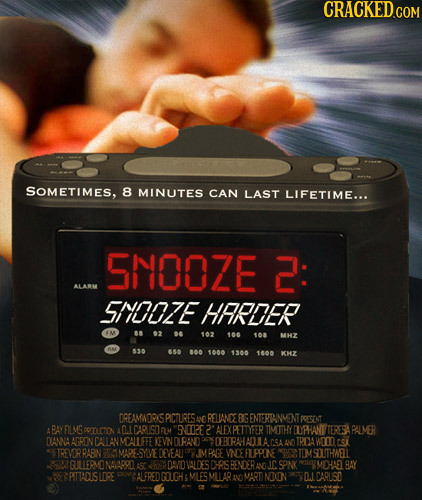 CRACKED.COM SOMETIMES, 8 MINUTES CAN LAST LIFETIME... S1YO0ZE 2 ALARM SODZE HARDER 102 108 108 MHZ 530 88 800 1000 1360 1600 KHZ OREAMORS PICTURESA AN