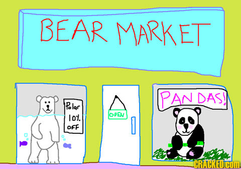 BEAR MARKET PAN DAS! Pe lar lo. OPEN OFF CRACREUCOM