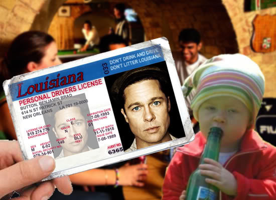 AND DRIVE DRINK DONT LOUISIANA LITTER DON'T Louisiana LICENSE DRIVERS BRAD PERSONAL BENJAMIN ST 19.0000 701 BUTTON PATRICK LA 614NST RLEANS OOHDNATE N