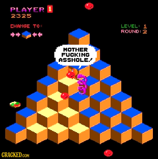 PLAYER 1 2325 CHANGE TO: LEVEL: 1 FOUND: 2 MOTHER FUCKING ASSHOLE.! CRACKED.COM