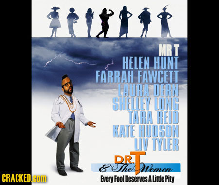 MRT HELEN HUNT FARRAH FAWCETT LAURA DFRN SHFLLFY IONG TARA REID KATE HUOSON UV TYLER DRT & The Women CRACKEDCO Every Fool Deserves A Little Pity