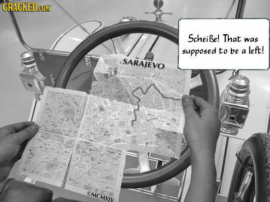 CRAGKED.CON Scheibe! That was supposed to be left! a SARAIEVO OMCMXIY