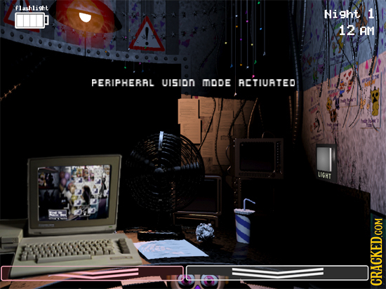 flashlight Night 1 12 AM PERIPHERAL U15100 ODE AETIUATED LGHT