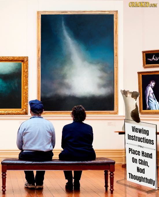 CRAGKEDON Viewing instructions Place Hand On Chin, Nod Thoughtiully