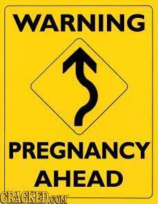WARNING PREGNANCY AHEAD GRAGREDOONE
