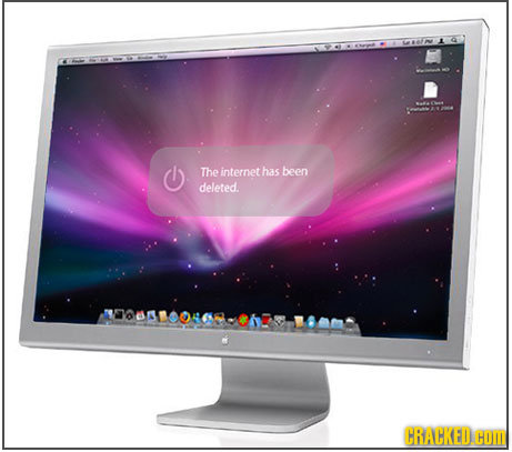 The internet has been deleted. CRACKED.C