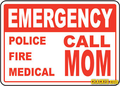 EMERGENCY POLICE CALL FIRE MOM MEDICAL HRACKEDHOID