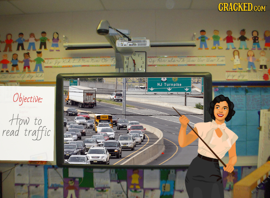 CRACKED co HAAA A al O 2 O4 r 1277 w Une Wwr Ya y A NJ Turnpike Objective: How to read traffic