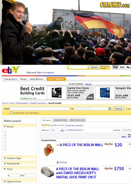 CRACKEDOON los ehay Alra Sener Buy Sell My Semch Welcomal Sign in or register Categories Sheps eBay Meters DAILY DEALS ADVVETISEVENT (obst) Best Credi