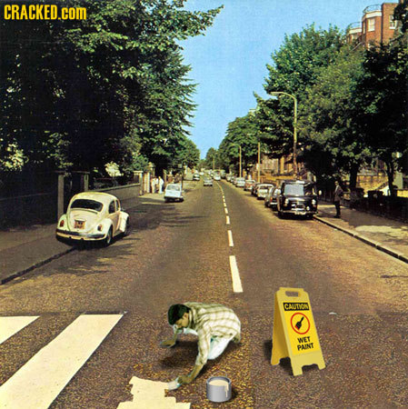 CRACKED.cOM CAUTION WET PAINT