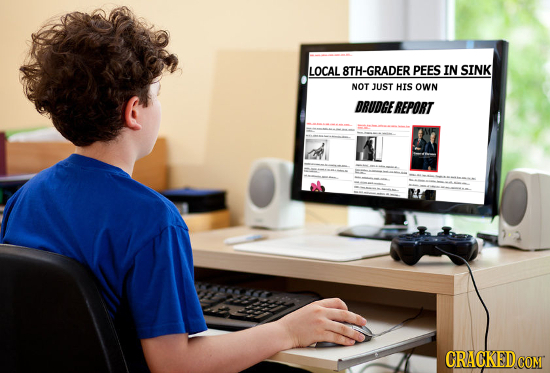 LOCAL 8TH-GRADER PEES IN SINK NOT JUST HIS OWN DRUDGEREPORT