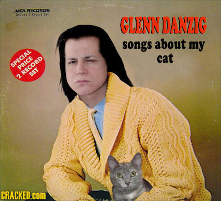 MCA RECORDS DLm Ttt At GLENN DANZIG songs about my cat SPECLAL PRICE RECORD 2 SET CRACKED.coM