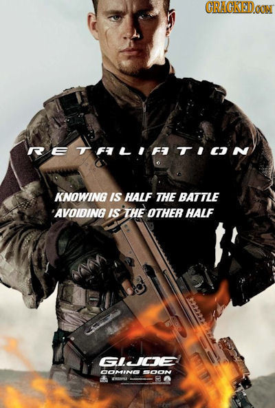 CRAGKEDOON RETFLIFTION KNOWING IS HALF THE BATTLE AVOIDING IS THE OTHER HALF GNIDE AMINC ON CU