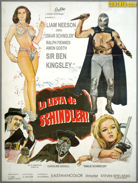 CRACKED.C adtas Jorge Camargo tetese LIAM NEESON como OSKAR SCHINDLER RALPH FIENNES AMON GOETH SIR BEN KINGSLEY aSA de La SGHINDERD eetie CAROLINE G