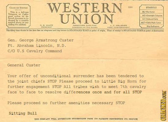 WESTERN CLA o SxC 101 SDOLS TM alea Telern B CMoe COR a UNION ee LO-Dumidew asint be SAIYEE BE STANDARLD TTLIE TANDAKE Gen. George Armstrong Custer Ft