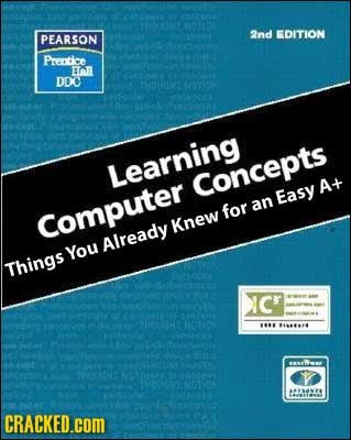2nd EDITION PEARSON ai Prentice nil D0C 1o Learning Concepts At Easy for an Computer Knew Already You Things C' OLH 1010s AVE CRACKED.COM