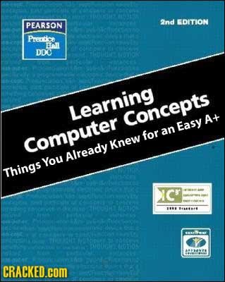 2nd EDITION PEARSON ai Prentice nil D0C 1o Learning Concepts At Easy for an Computer Knew Already You Things C' OLH 1010s AVE CRACKED.COM 