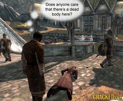 What Video Game Background Characters Are Thinking