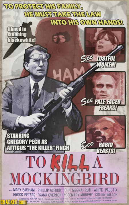 TO PROTEGT HIS FAMILY, HE MUST TAKE THELAW INTO HIS OWN HANDS! filmed in stunning black&white! See UUSTFUL WOMEN! HAM See PALEFACED FREAKS! STARRING G