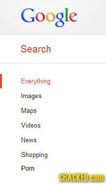 Google Search Everything Images Maps Videos News Shopping Porn CRACKED coM