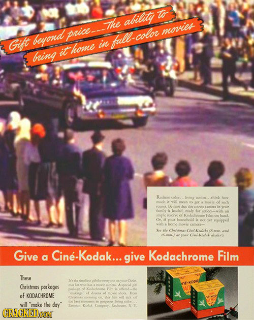 to abilit Tthe movies beyond price. Gift in full-color ithome bring Rdiane oolor. lising think ho mch E win mean o AT owI o SOENES Re SRE tha the fmil