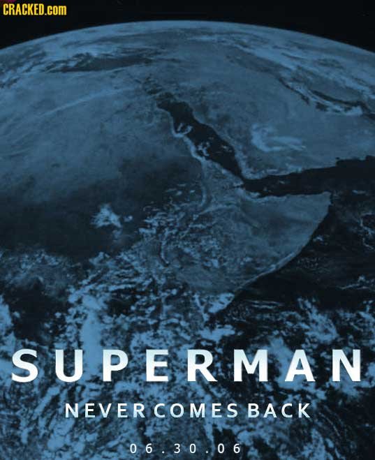 CRACKED.COM SUPERMAN NEVER COMES BACK 06. 30306