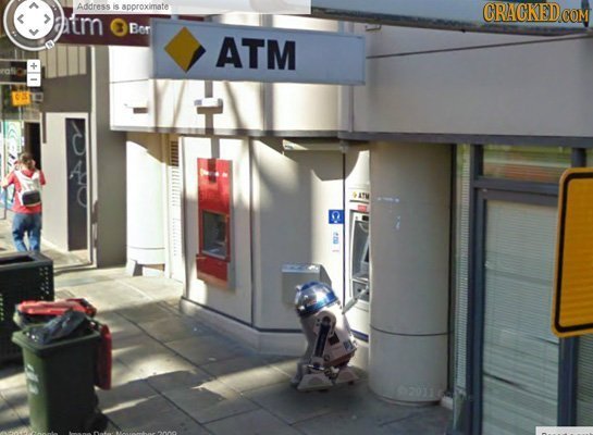 Address is aporoximate CRACKEDCO aatm Bne ATM T