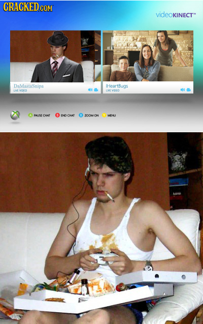 CRACKED COM videokinect DaMastaSnipa lHeartBugs LNE vho is a PALISE CHAT INO CHAT OOMON MNI