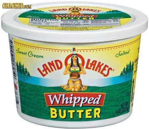 GRAGKEDo COnT LINO t a Sweet Cream Salted LAKES LAND Whipped NE N OTSLSR BUTTER saut