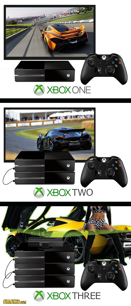 XBOXONE XBOXTWO McLa XBOXTHREE CRACKEDOON