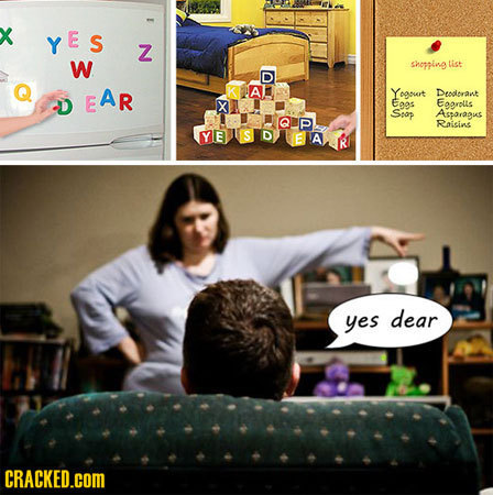 YES Z W shospine List D EAR A Yeourt Deodlorant D X os Eoprolts Ssap Asparapus Raisins Ye D A yes dear CRACKED.COM