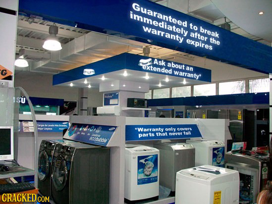 :amediately warranty to break after expires the Ask extended about an warranty' ISU hione *Warranty onty ovies parts that never ail col