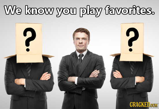 We know you play favorites. ? S. codeo CRACKEDCON 