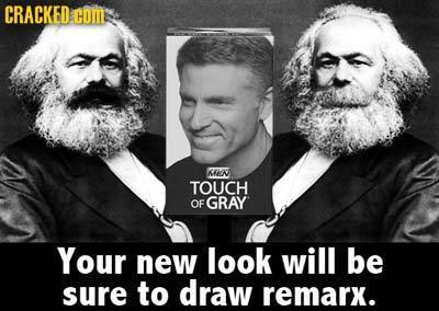 CRACKED COME OA TOUCH OF GRAY Your new look will be sure to draw remarx.