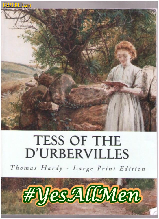 CRACKEDCON CON TESS OF THE D'URBERVILLES Thomas Hardy Large Prin t Edition ALLMen 