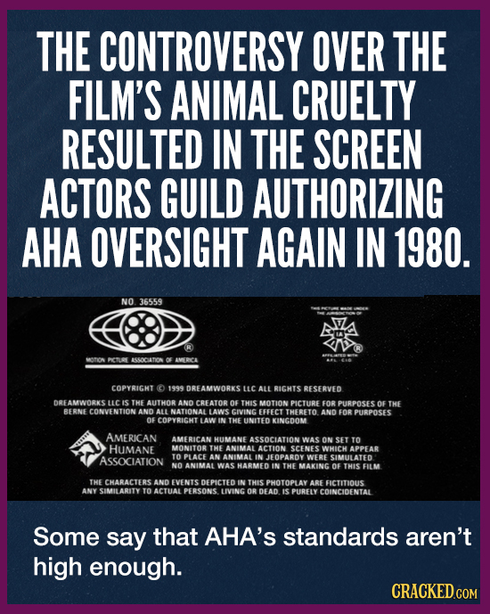 The On-Screen Animal Cruelty That Led To 'No Animals Were Harmed