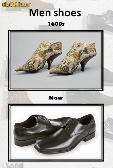 CRACKED.CON Men shoes 1600s Now