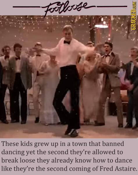 Fellpese These kids grew up in a town that banned dancing yet the second they're allowed to break loose they already know how to dance like they're th