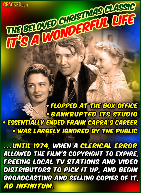 CRACKEDCo COM LIFE THE RBELOVEDCHRISUMASCLA I'S A WONDERFUL FLOPPED AT THE BOX OFFICE BANKRUPTED ITS STUDIO ESSENTIALLY ENDED FRANK CAPRA'S CAREER WAS